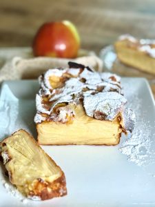 Cake invisible aux pommes, léger et fondant