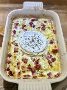 Gratin aux pommes de terre et camembert