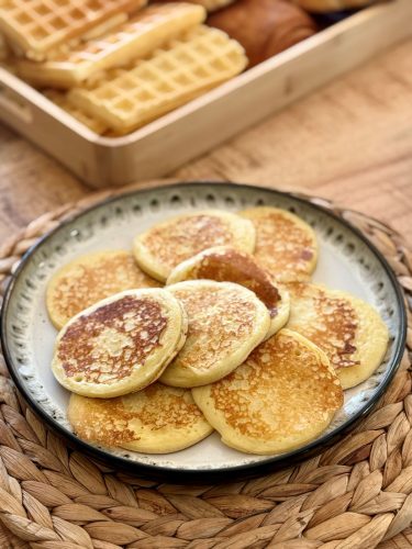 La pâte à pancakes moelleux avec le robot cuisine