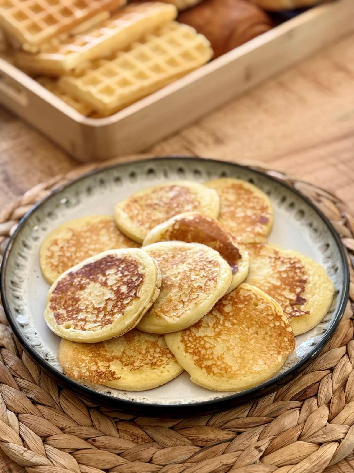 La pâte à pancakes moelleux avec le robot cuisine