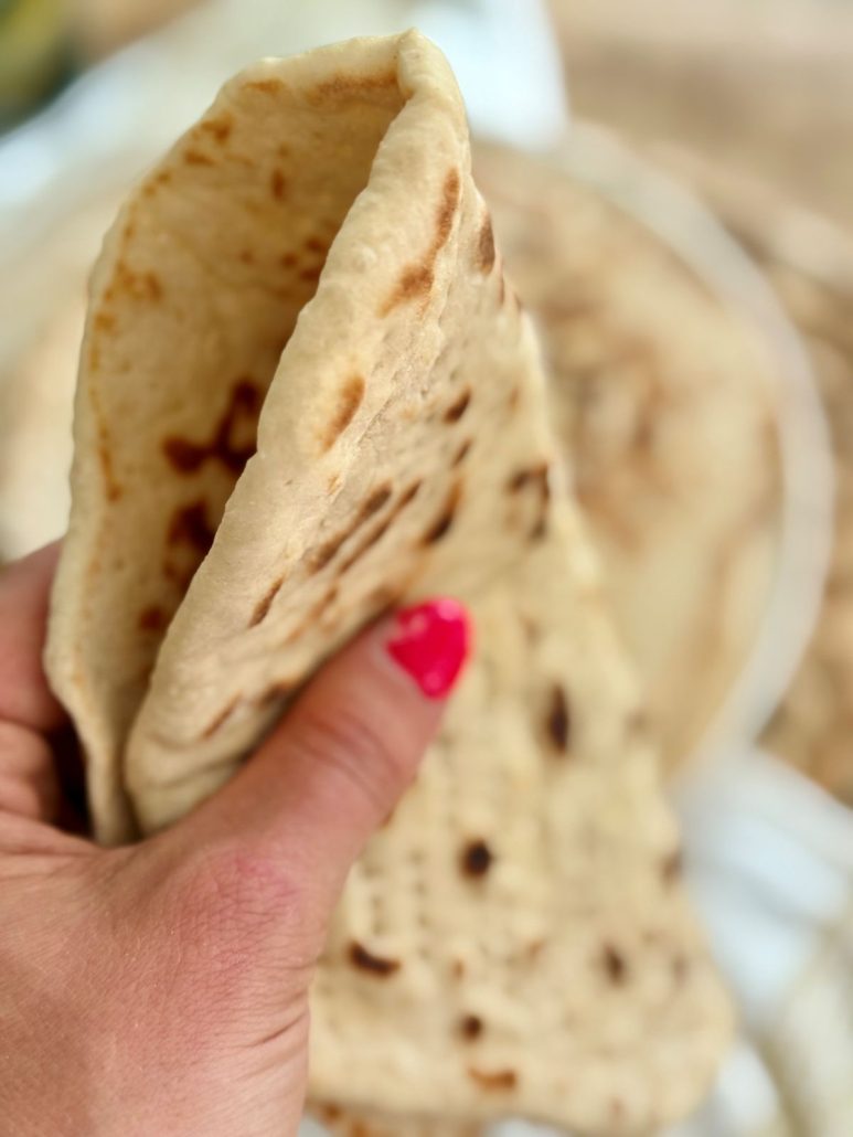 Pain pita grecque à rouler fait maison