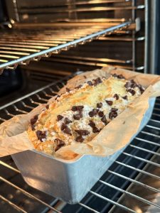 Cuisson au four du cake brioché express