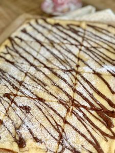 Crêpe à partager cuite au four