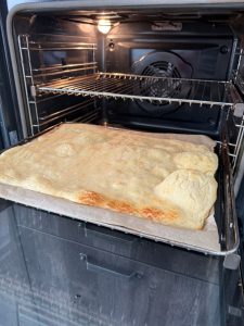 Cuire la crêpe dans le four