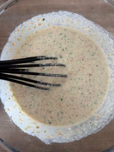 Pâte à gaufres aux légumes