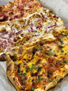 La pizza froissée, une pizza avec des plis