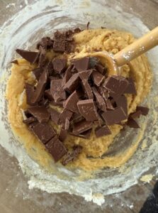 Gros morceaux de chocolat au lait