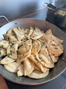Cuisson des ravioli maison