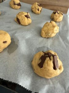 Boules de Pâte à cookies américains