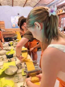 rouler la pâte à pâte sen machine