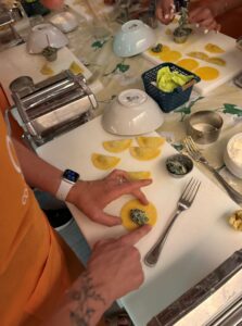 ravioli maison ricotta épinards