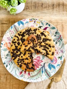 Pudding au pain et aux pépites chocolat
