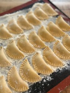 Ravioli frais maison au jambon