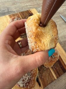 fourrer avec une poche à douille
