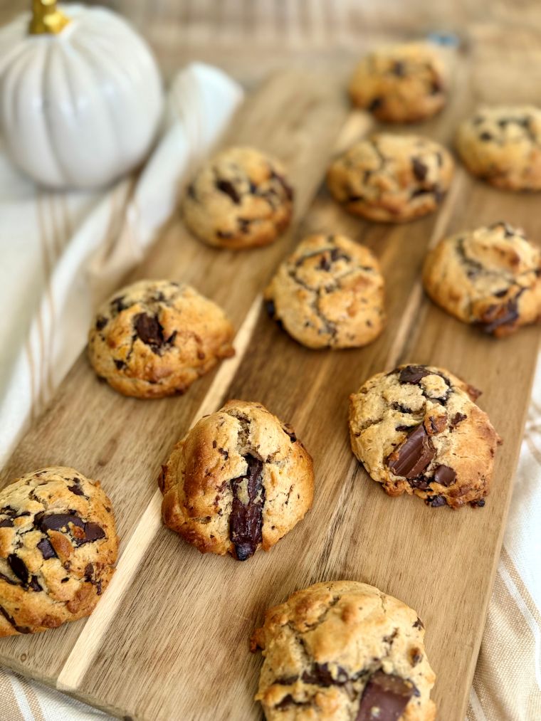 Des gros cookies helathy, au chocolat