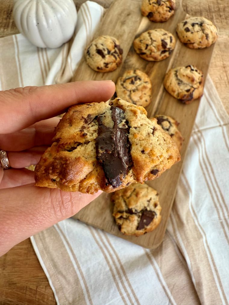 Cookies healthy au chocolat, épeautre, miel