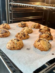Cuisson des cookies sains