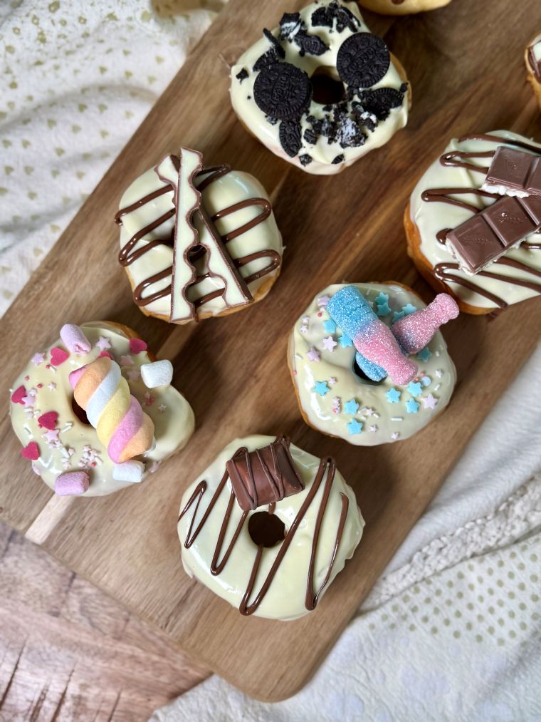 Donuts chocolat blanc