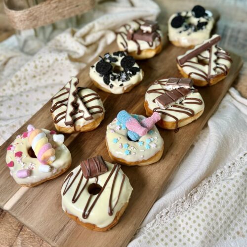 Donuts faciles maison avec des briochettes