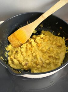 poulet curry pour fajitas