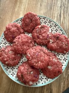mini steaks hachés