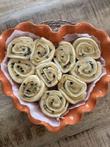 Cookie rolls dans moule