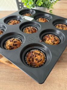 Muffins santé aux pépites de chocolat