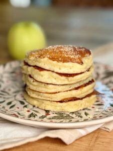Pancake moelleux à la pomme, sain