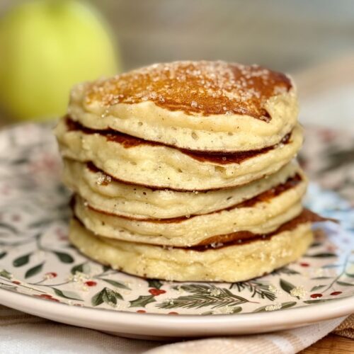 Pancakes sains et légers, aux pommes