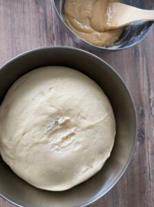 Pâte à brioche bien gonflée