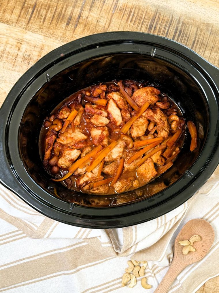 Poulet aux noix de cajou en batch cooking
