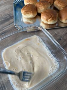lait, oeuf vanille