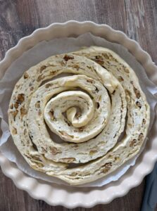 tarte spirale en moule à tarte