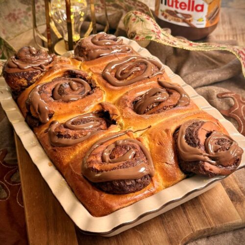 Brioche roulée au nutella