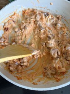 Chorizo oignon crème