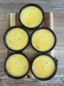 Crèmes à la vanille pour crèmes brûlées