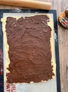 tartine rla pâte à brioche de nutella