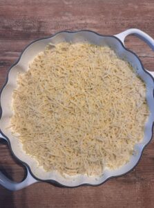 gratin de riz à l'emmental