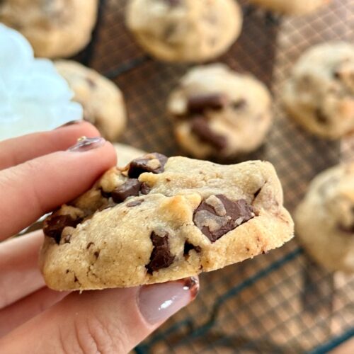 Cookies maison épais façon levain bakery, au chocolat à la noisette