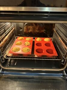cuisson des briochettes aux pépites