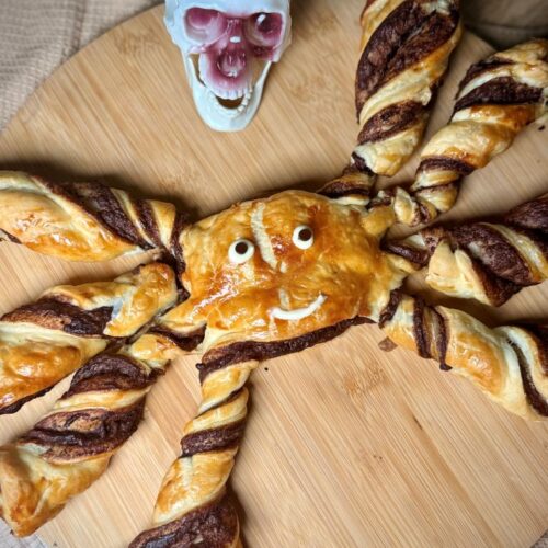 Araignée au Nutella pour Halloween