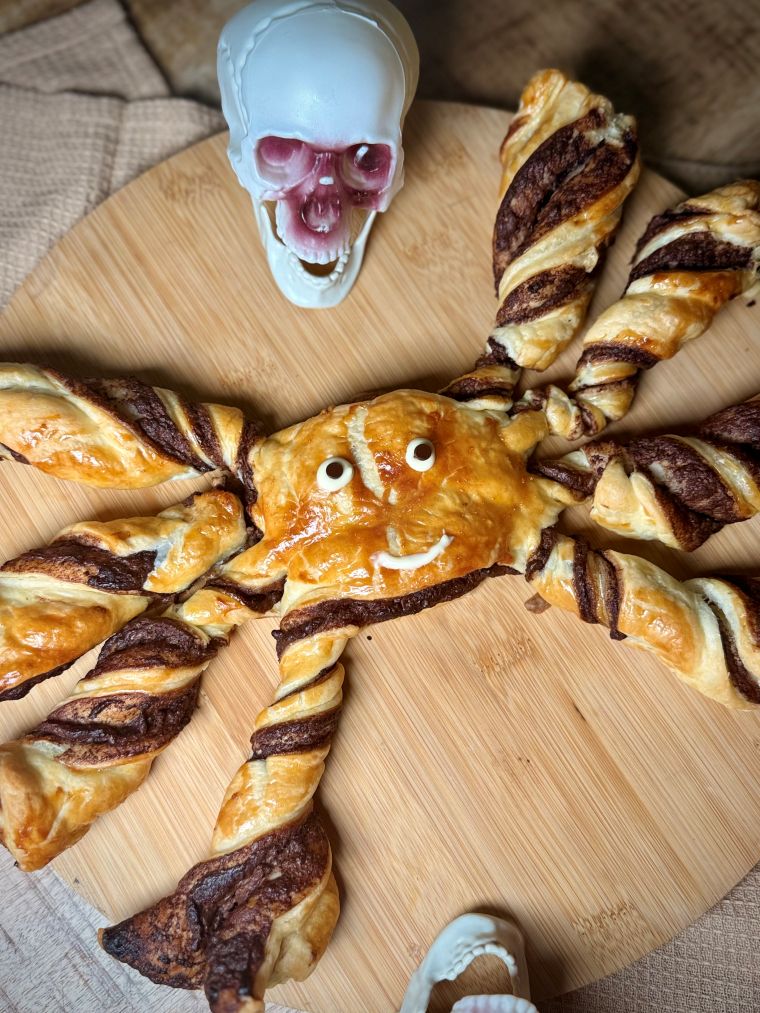 Araignée au Nutella pour Halloween