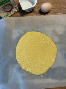 Pâte à pizza protéinée au cottage cheese