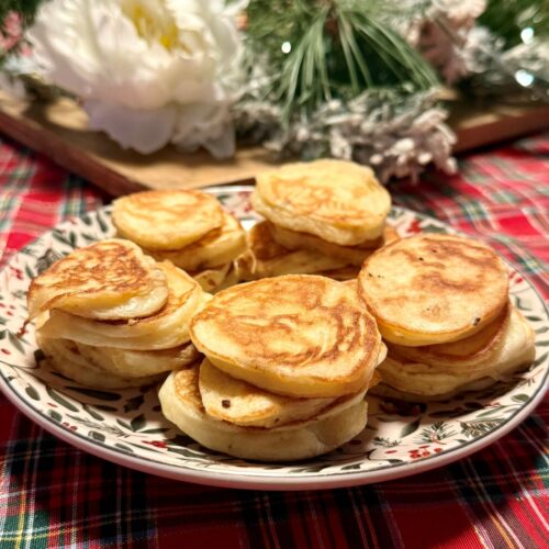 Blinis maison au yaourt, sans temps de repos