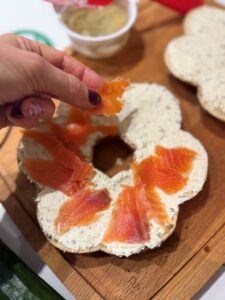 saumon ou truite fumée effilochée