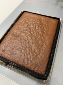 génoise chocolat noir