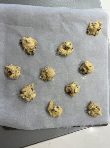 pâte à cookies de noël