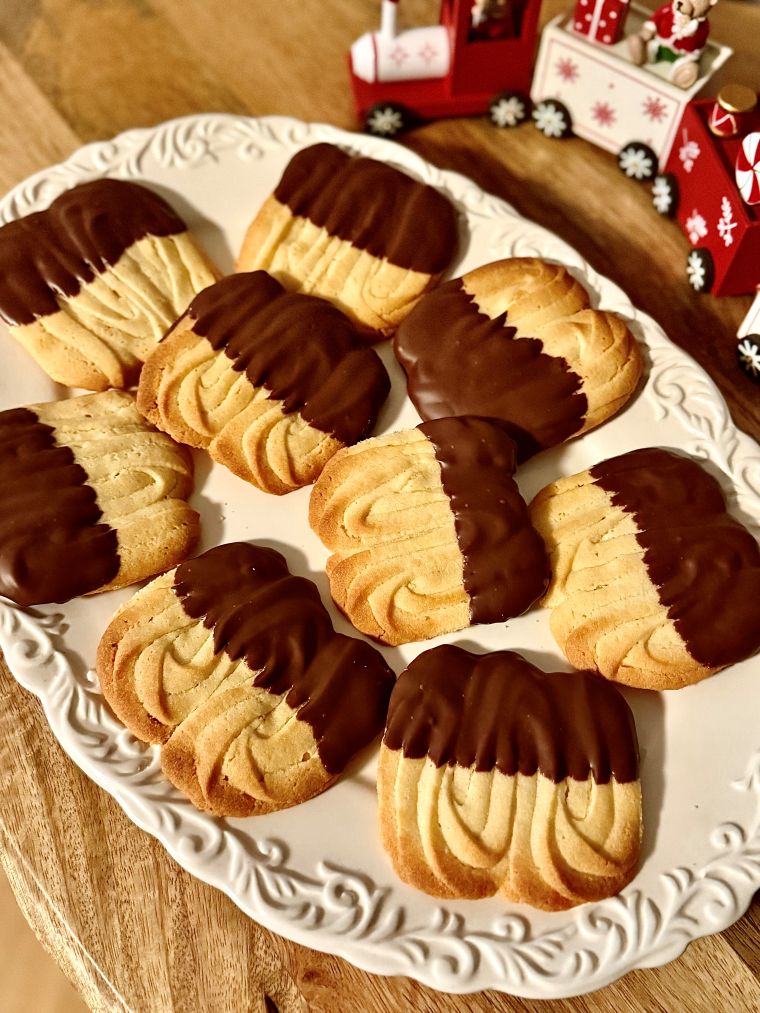 Sprtiz sablés au chocolat au lait
