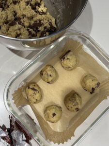 boules coeur cookie congelateur
