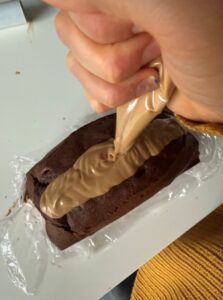 verser le nocciolata et congeler
